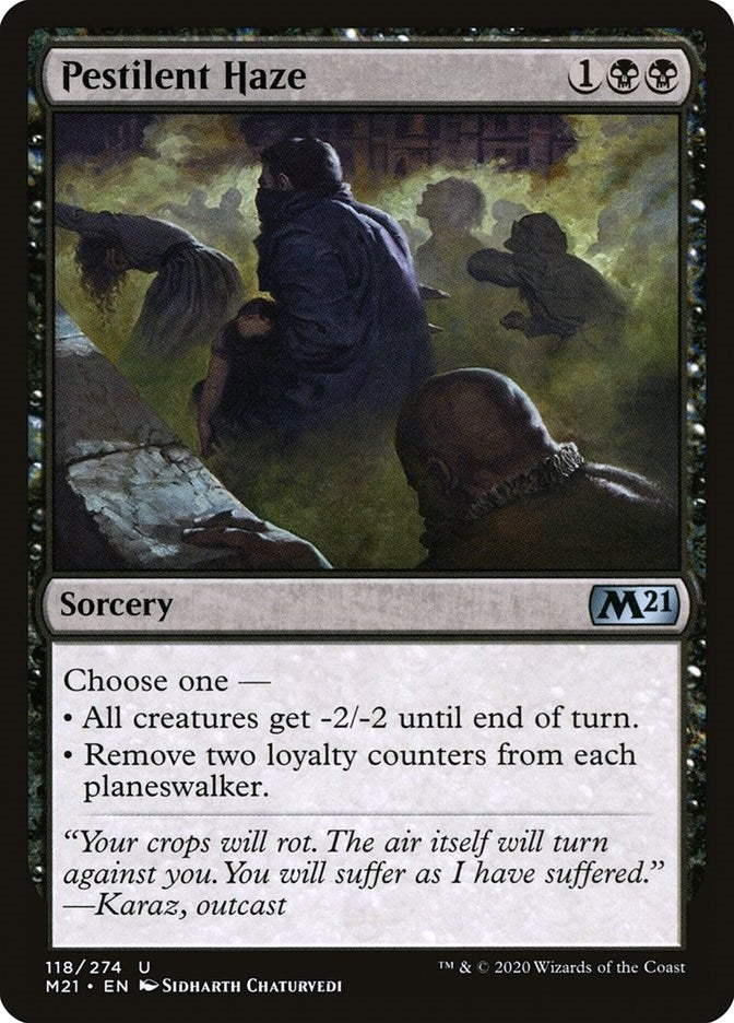 Image for Pestilent Haze (118) [Core Set 2021]