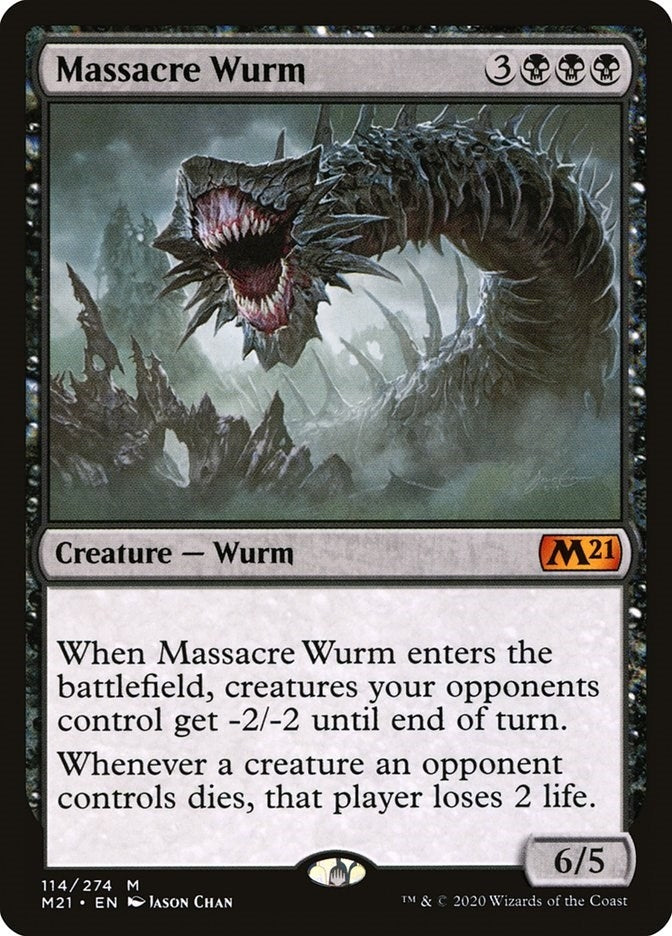 Image for Massacre Wurm (114) [Core Set 2021]