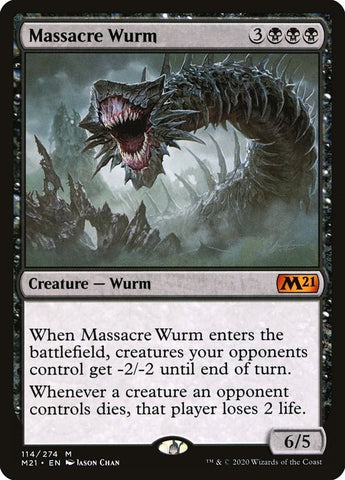 Image for Massacre Wurm (114) [Core Set 2021]