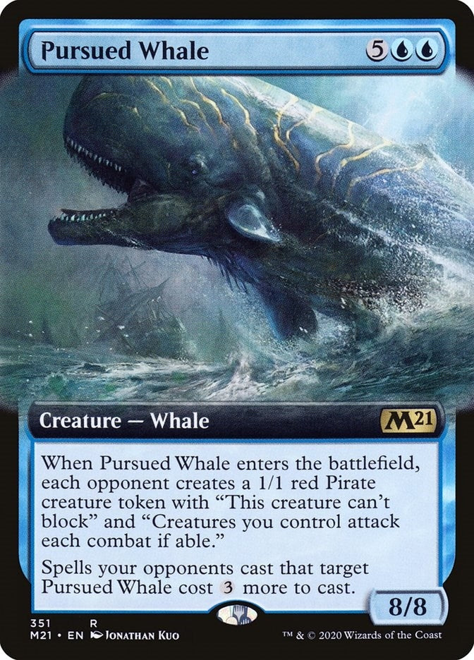 Image for Pursued Whale (Extended Art) (351) [Core Set 2021]