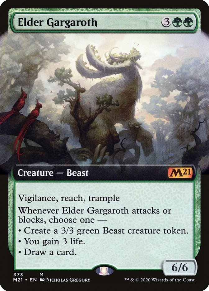 Image for Elder Gargaroth (Extended Art) (373) [Core Set 2021]