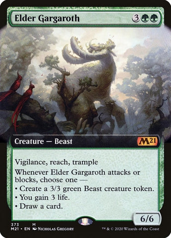 Image for Elder Gargaroth (Extended Art) (373) [Core Set 2021]