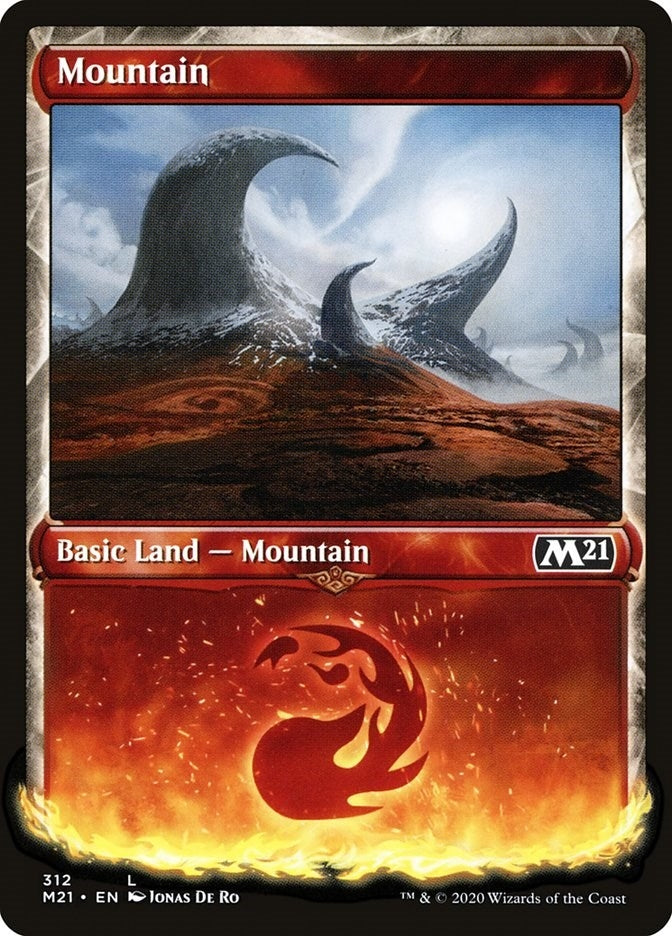Image for Mountain (Showcase) (312) [Core Set 2021]