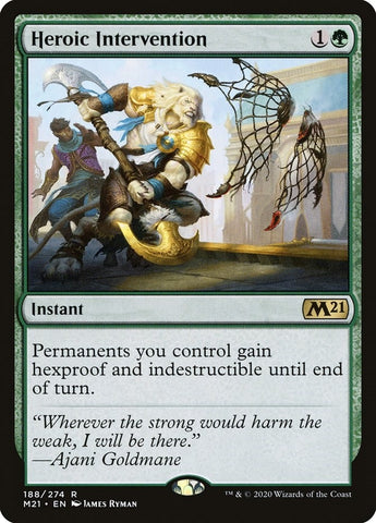Image for Heroic Intervention (188) [Core Set 2021]