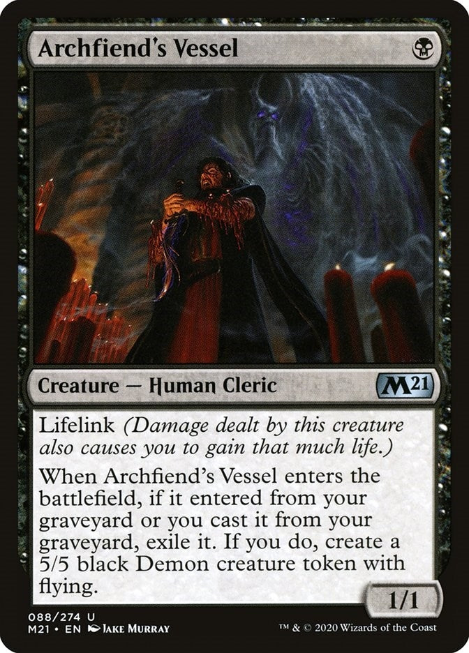 Image for Archfiend's Vessel (88) [Core Set 2021]