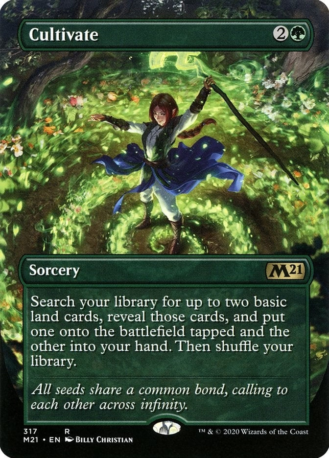 Image for Cultivate (Alternate Art) (317) [Core Set 2021]