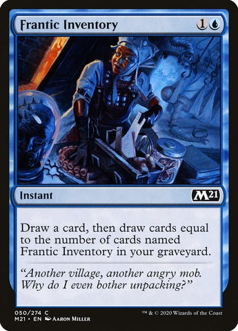 Image for Frantic Inventory (50) [Core Set 2021]