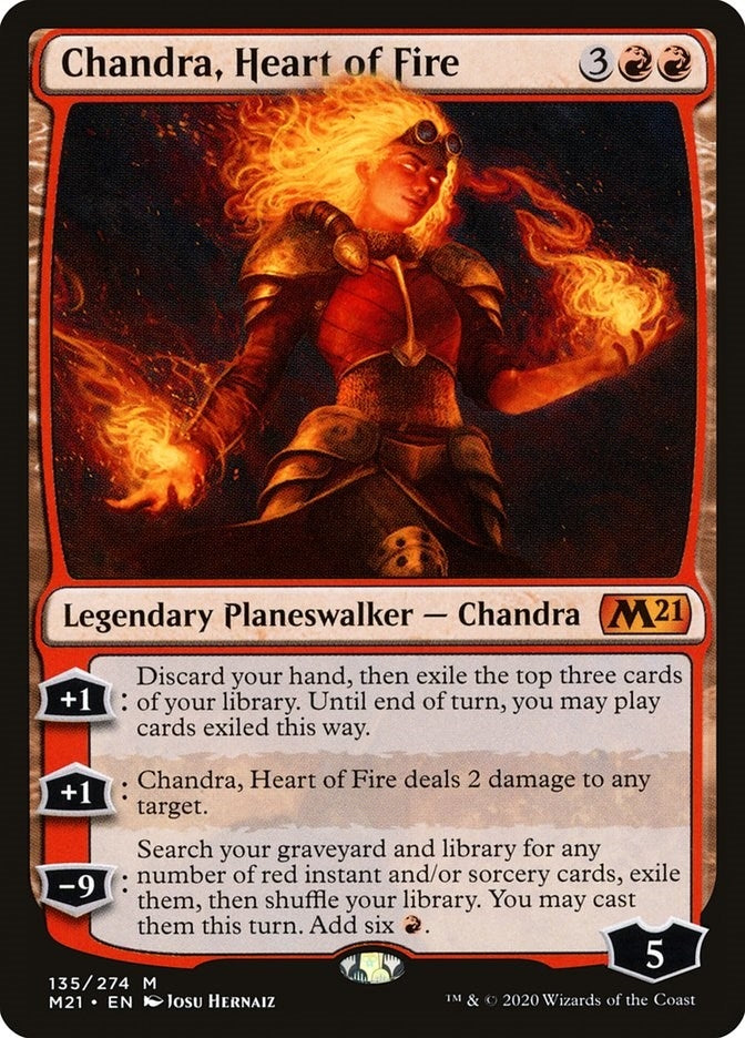Image for Chandra, Heart of Fire (135) [Core Set 2021]