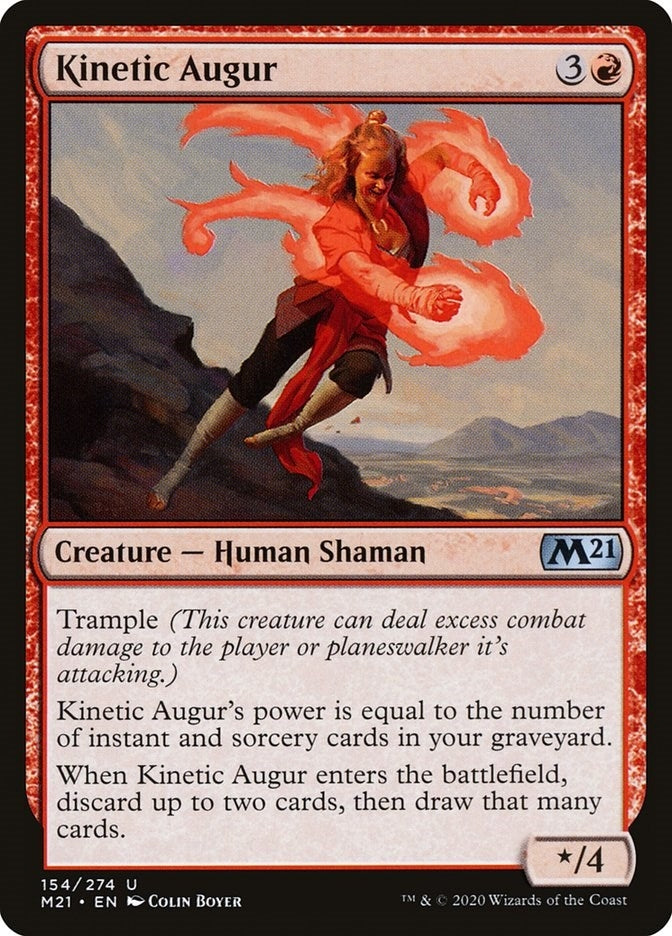 Image for Kinetic Augur (154) [Core Set 2021]