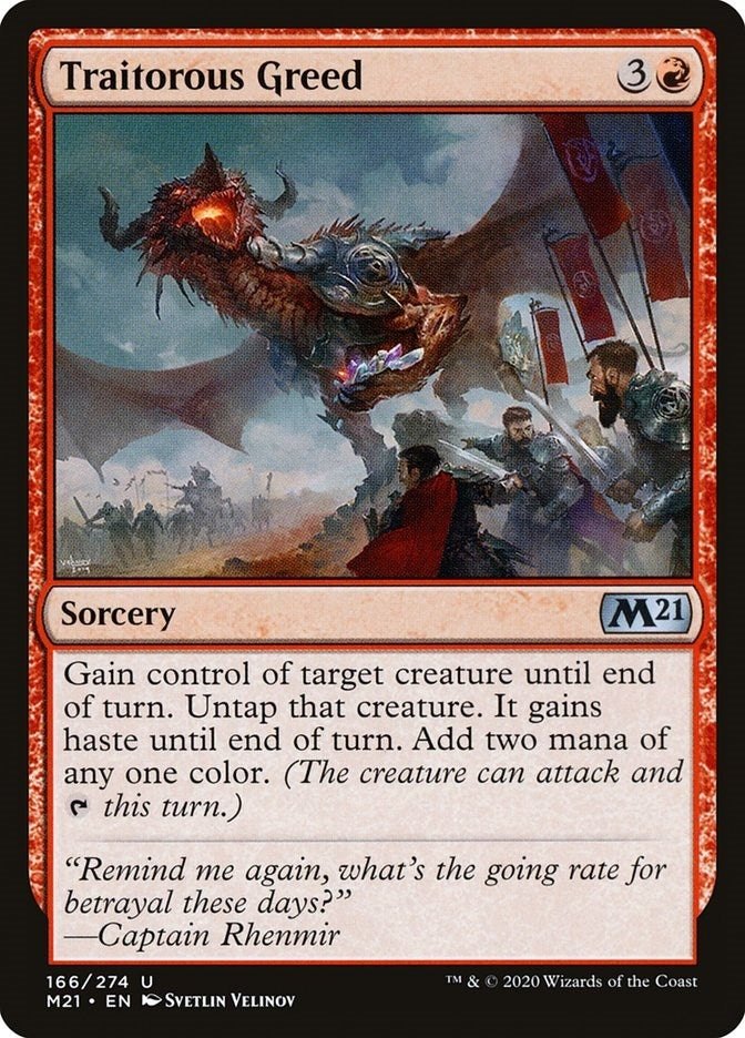 Image for Traitorous Greed (166) [Core Set 2021]