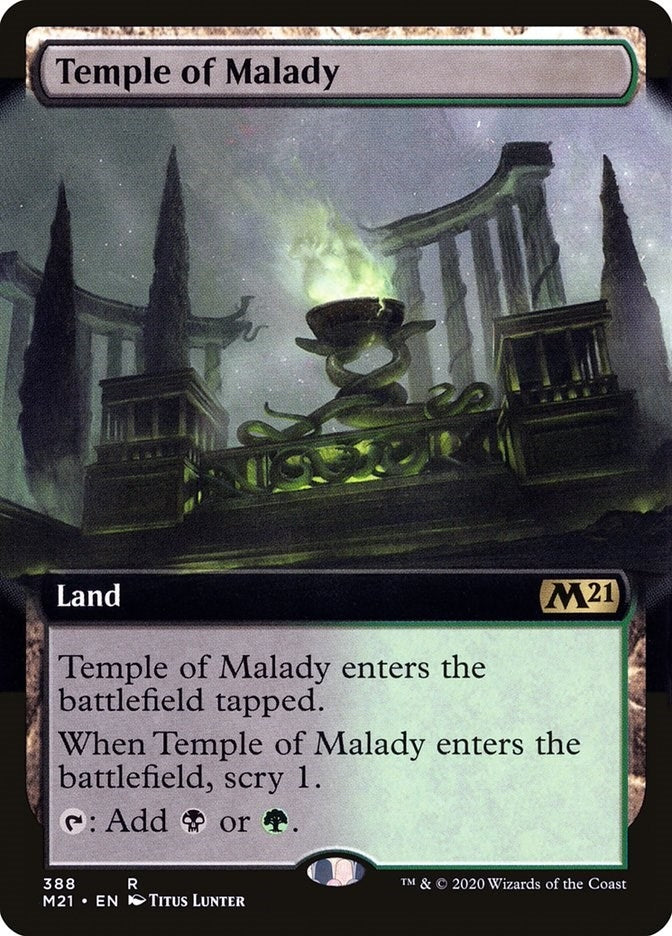 Image for Temple of Malady (Extended Art) (388) [Core Set 2021]