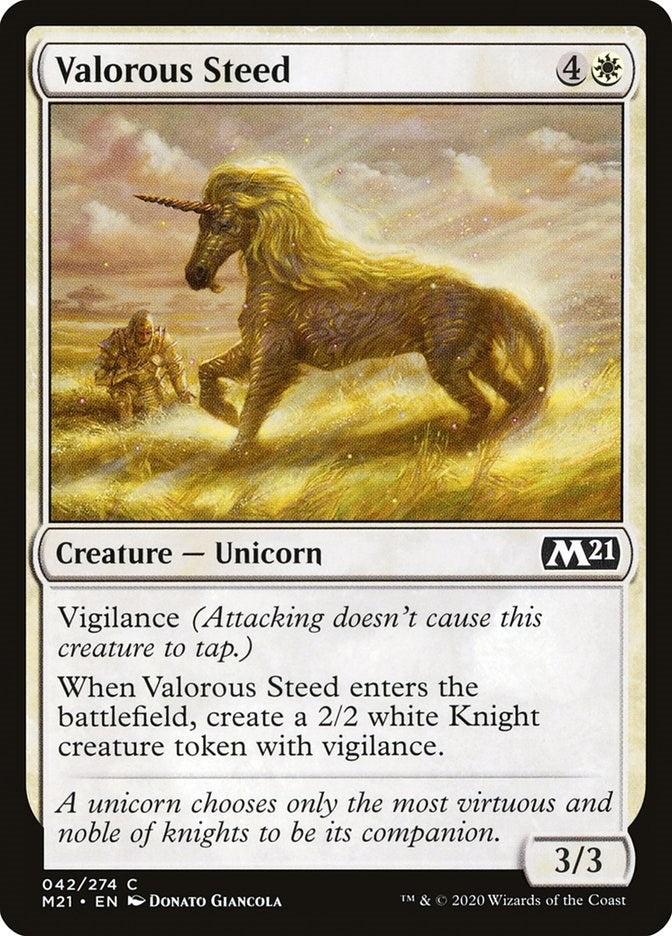 Image for Valorous Steed (42) [Core Set 2021]