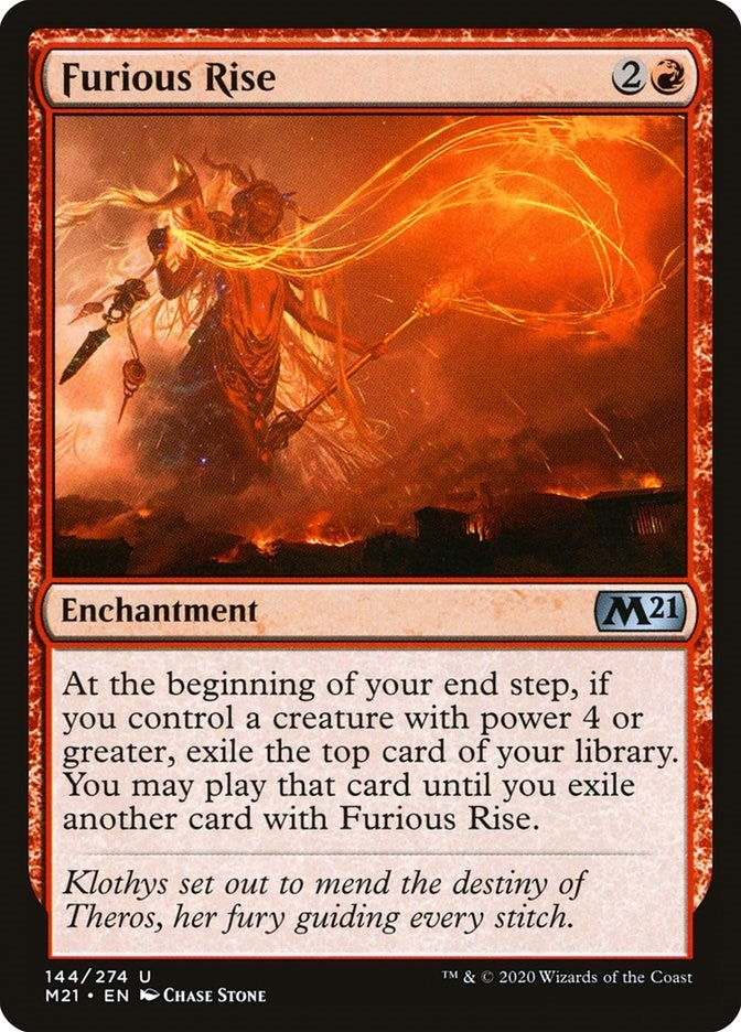 Image for Furious Rise (144) [Core Set 2021]