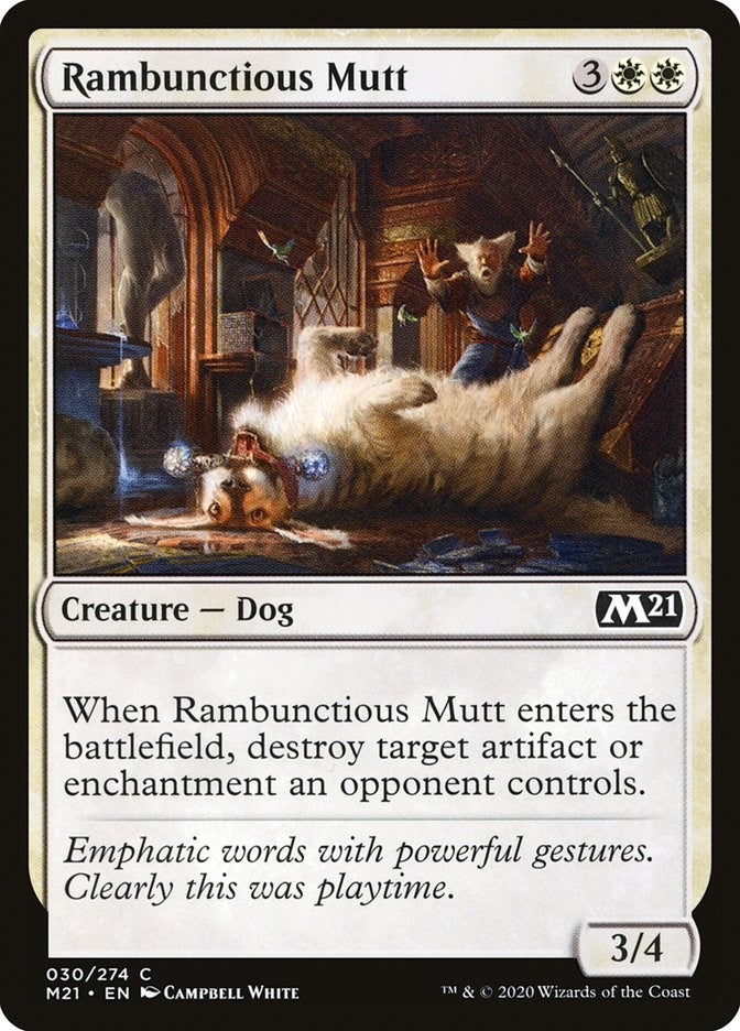 Image for Rambunctious Mutt (30) [Core Set 2021]
