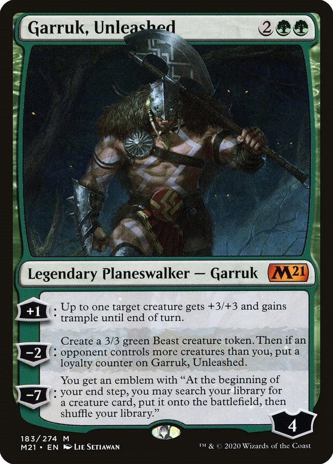 Image for Garruk, Unleashed (183) [Core Set 2021]