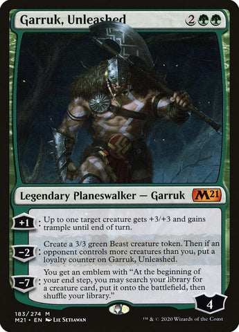 Image for Garruk, Unleashed (183) [Core Set 2021]