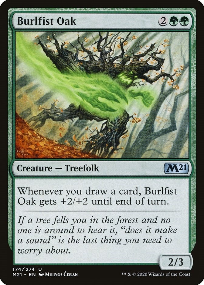Image for Burlfist Oak (174) [Core Set 2021]