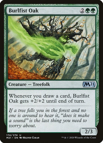 Image for Burlfist Oak (174) [Core Set 2021]