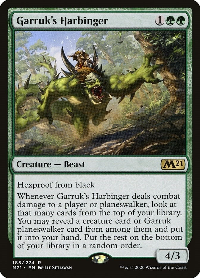 Image for Garruk's Harbinger (185) [Core Set 2021]