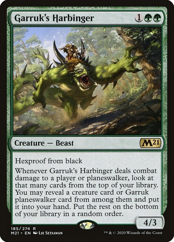 Image for Garruk's Harbinger (185) [Core Set 2021]
