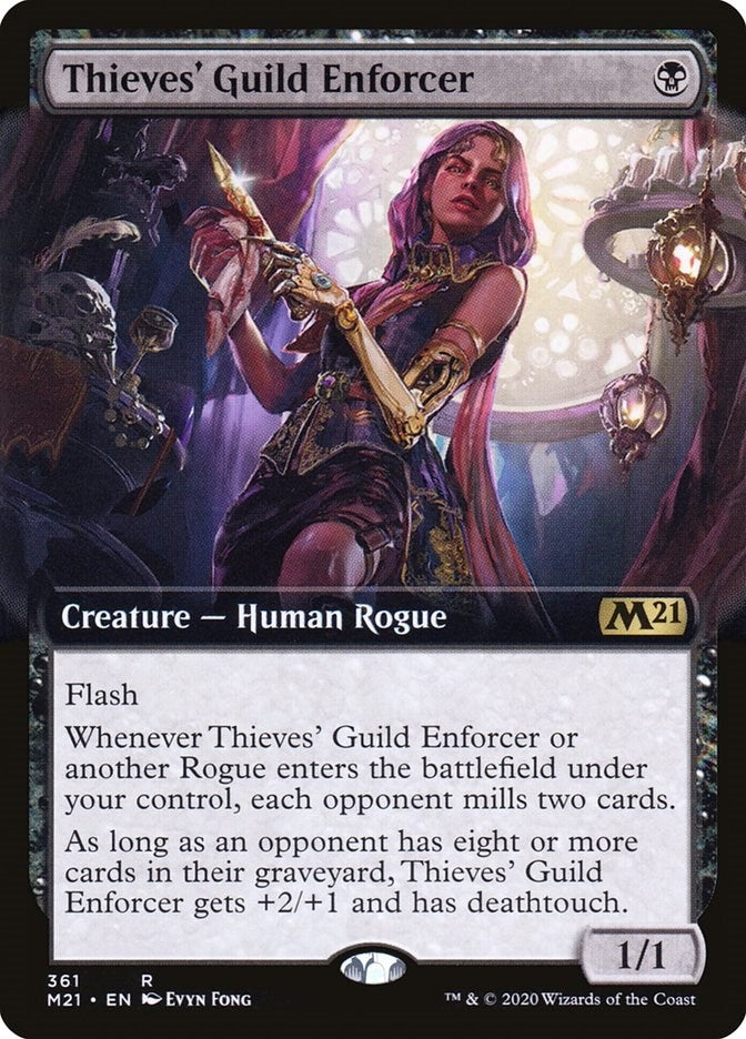 Image for Thieves' Guild Enforcer (Extended Art) (361) [Core Set 2021]