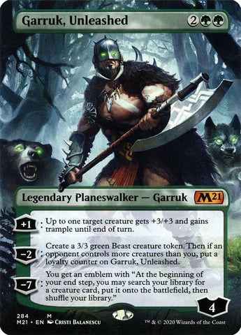 Image for Garruk, Unleashed (Borderless) (284) [Core Set 2021]