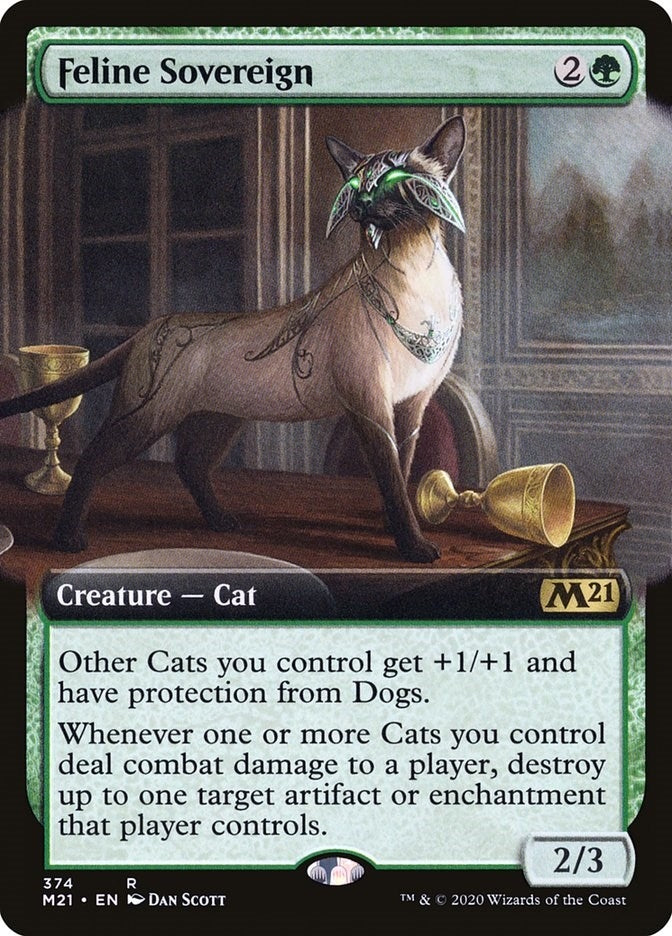 Image for Feline Sovereign (Extended Art) (374) [Core Set 2021]