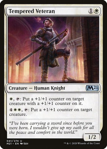 Image for Tempered Veteran (41) [Core Set 2021]