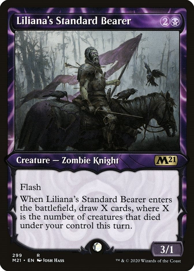 Image for Liliana's Standard Bearer (Showcase) (299) [Core Set 2021]