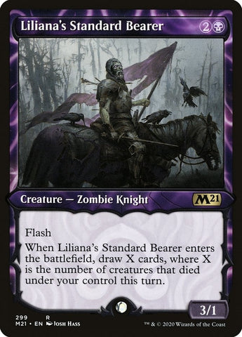 Image for Liliana's Standard Bearer (Showcase) (299) [Core Set 2021]