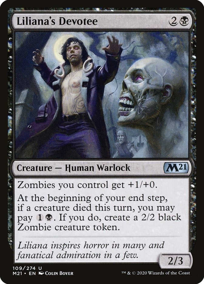 Image for Liliana's Devotee (109) [Core Set 2021]