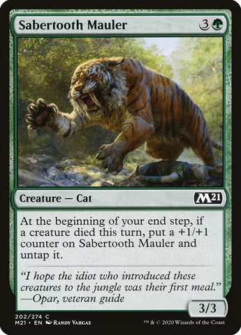 Image for Sabertooth Mauler (202) [Core Set 2021]