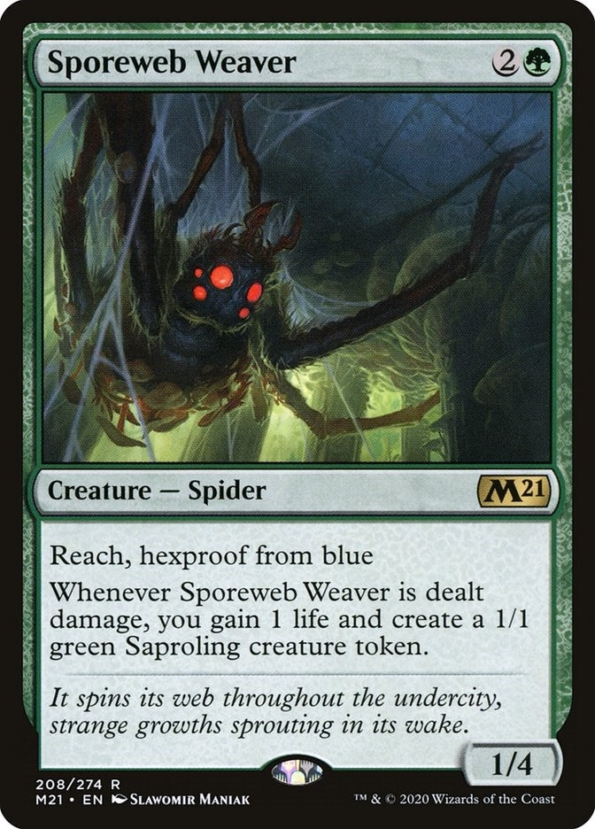 Image for Sporeweb Weaver (208) [Core Set 2021]