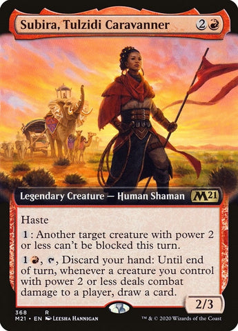 Image for Subira, Tulzidi Caravanner (Extended Art) (368) [Core Set 2021]