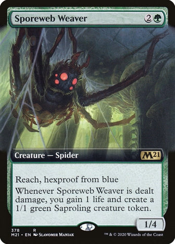 Image for Sporeweb Weaver (Extended Art) (378) [Core Set 2021]