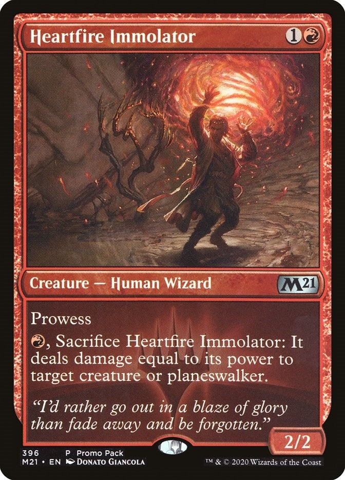 Image for Heartfire Immolator (396) [Promo Pack: Core Set 2021]