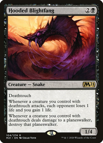 Image for Hooded Blightfang (104) [Core Set 2021]