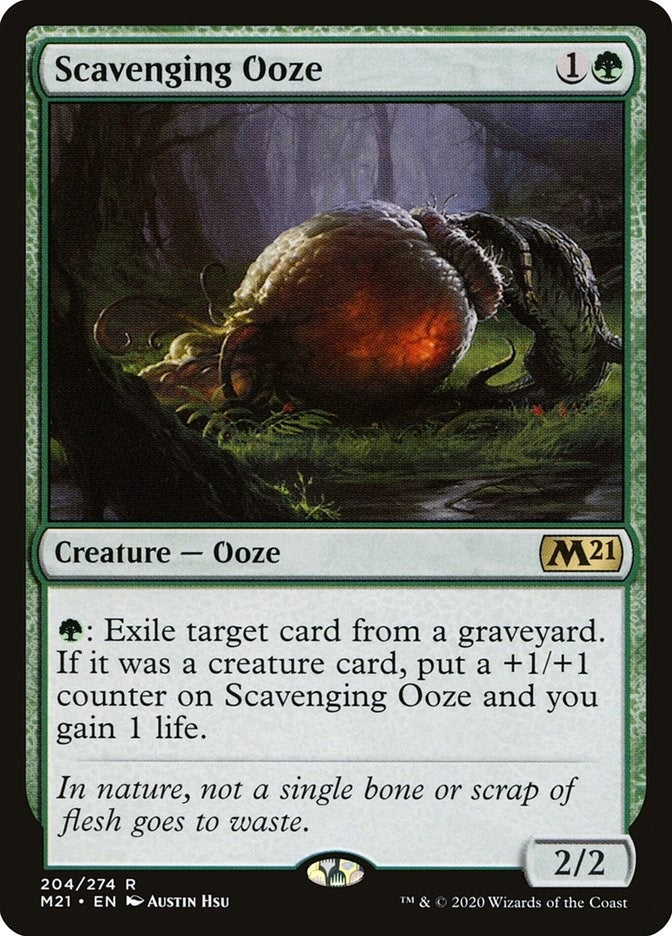 Image for Scavenging Ooze (204) [Core Set 2021]