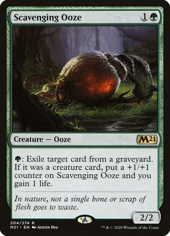 Image for Scavenging Ooze (204) [Core Set 2021]