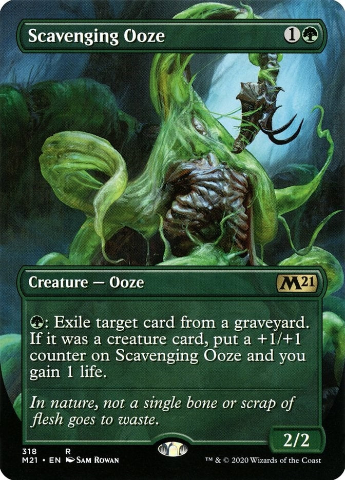 Image for Scavenging Ooze (Alternate Art) (318) [Core Set 2021]