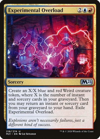 Image for Experimental Overload (218) [Core Set 2021]