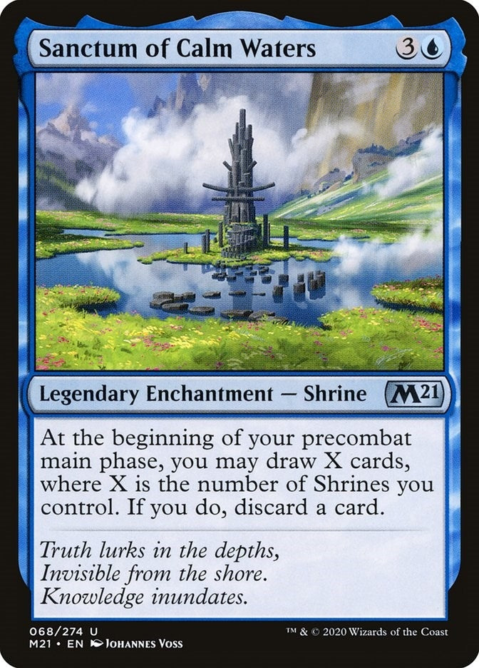 Image for Sanctum of Calm Waters (68) [Core Set 2021]