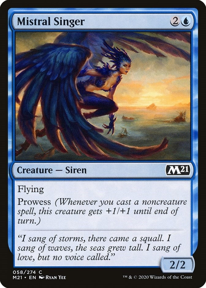 Image for Mistral Singer (58) [Core Set 2021]
