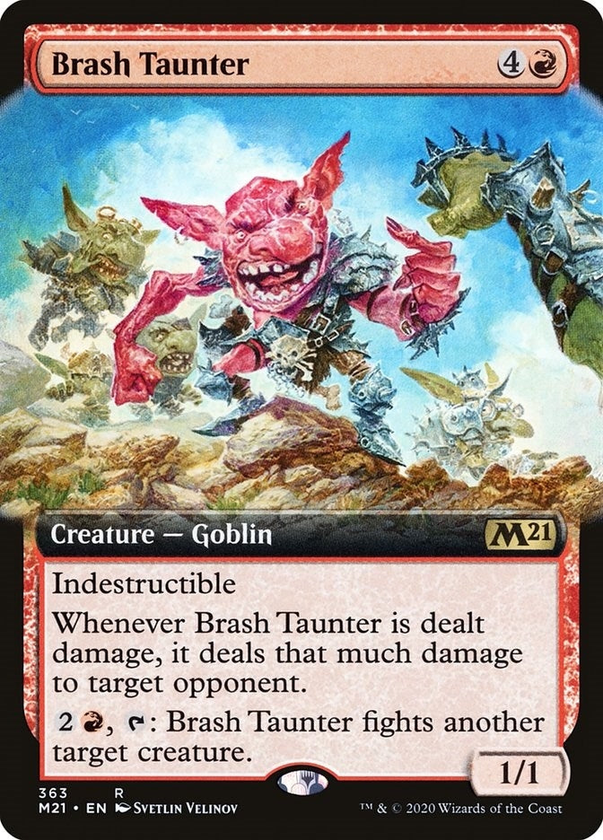 Image for Brash Taunter (Extended Art) (363) [Core Set 2021]