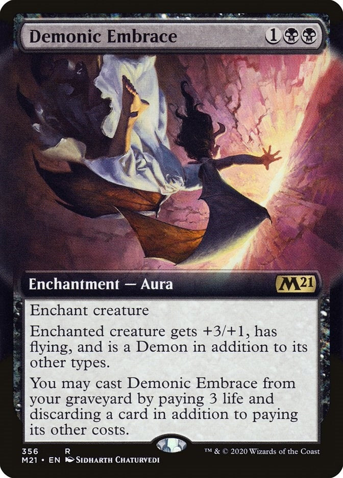Image for Demonic Embrace (Extended Art) (356) [Core Set 2021]