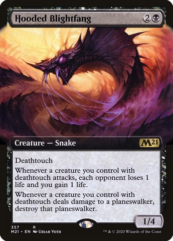 Image for Hooded Blightfang (Extended Art) (357) [Core Set 2021]