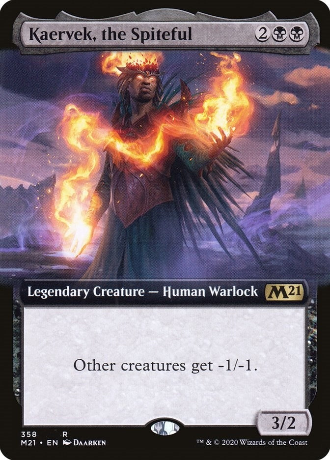 Image for Kaervek, the Spiteful (Extended Art) (358) [Core Set 2021]
