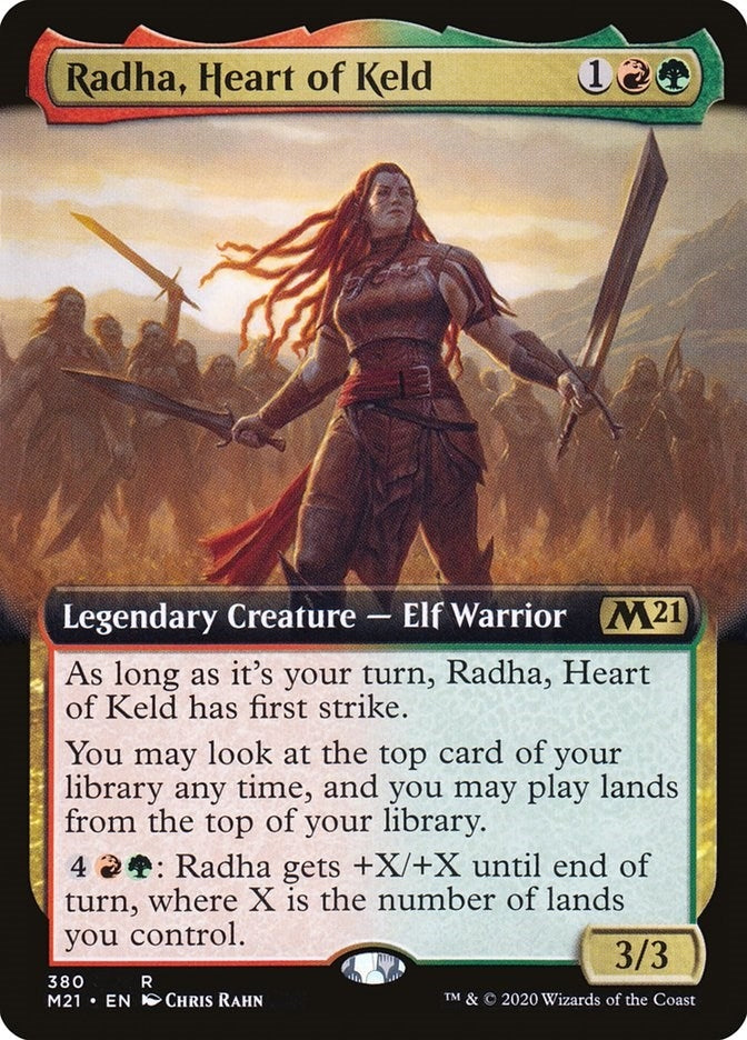 Image for Radha, Heart of Keld (Extended Art) (380) [Core Set 2021]