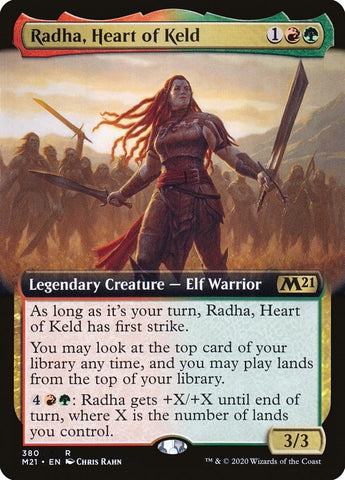 Image for Radha, Heart of Keld (Extended Art) (380) [Core Set 2021]