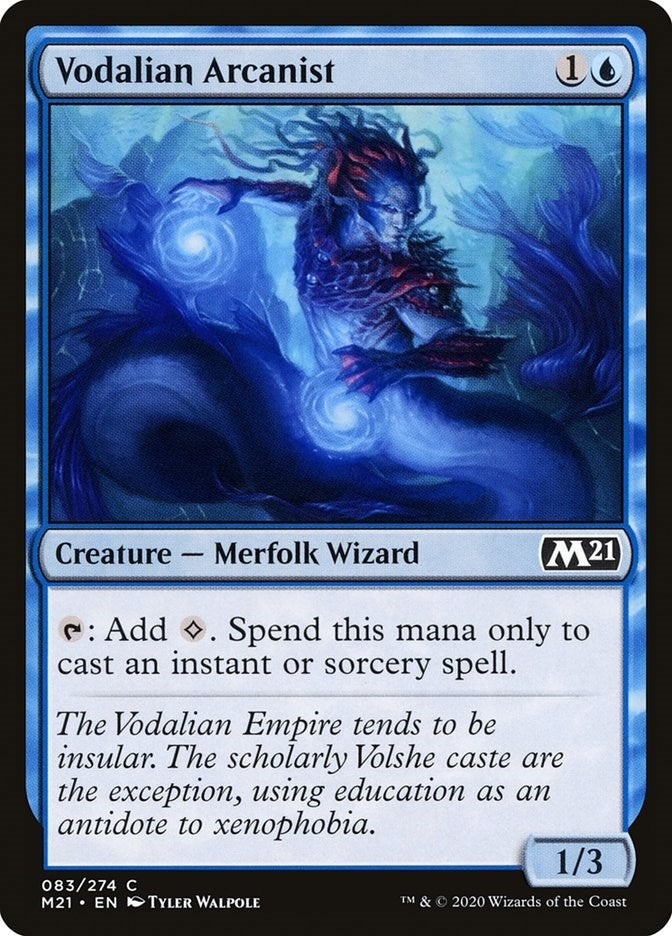 Image for Vodalian Arcanist (83) [Core Set 2021]